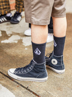 Mens Full Stone 3 Pack Crew Socks