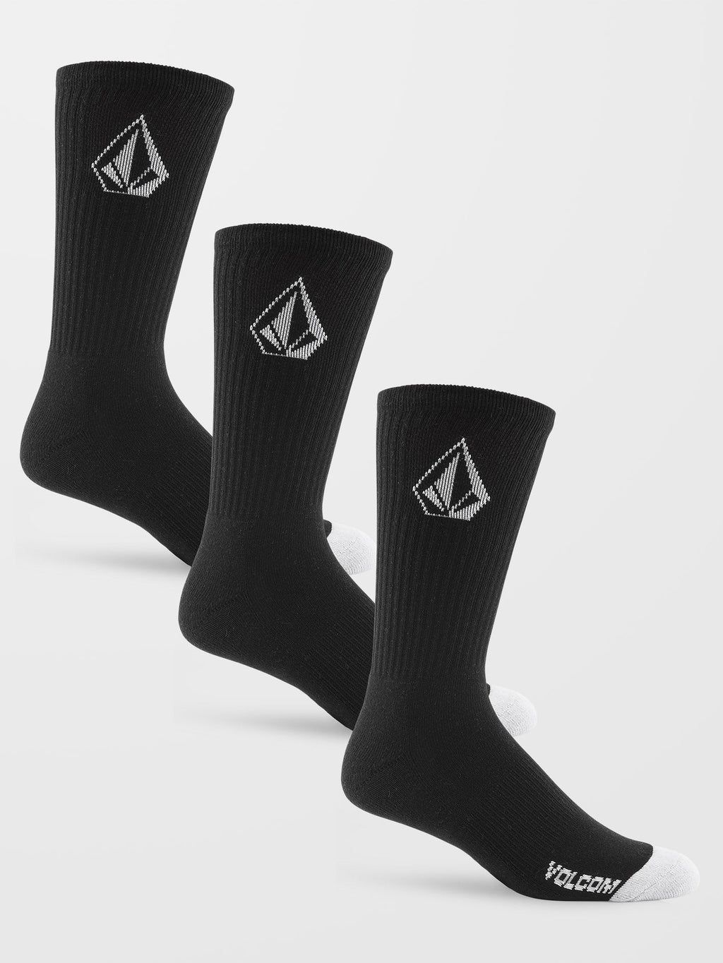 Mens Full Stone 3 Pack Crew Socks