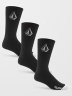 Mens Full Stone 3 Pack Crew Socks