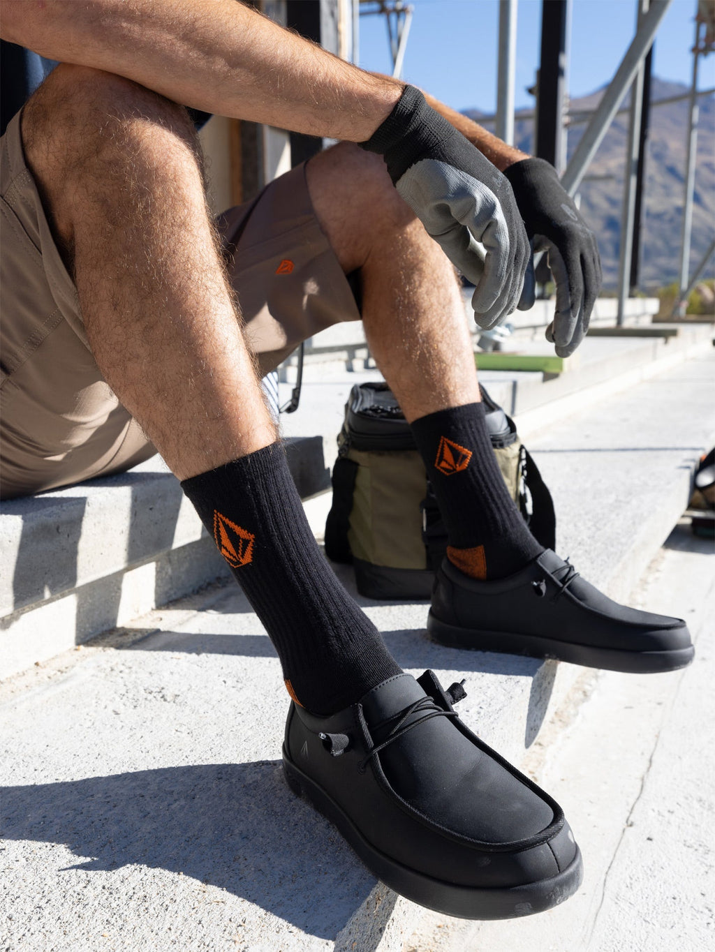 Mens 3 Pack Volcom Workwear Socks