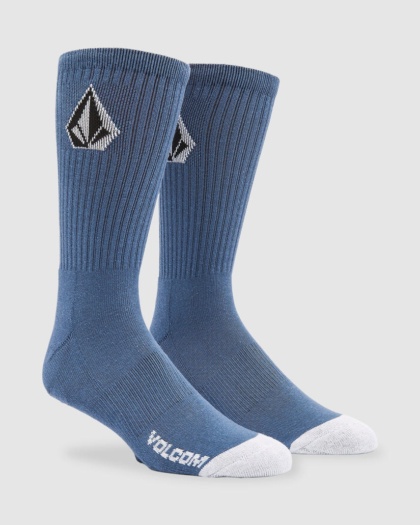 Mens Full Stone 3 Pack Crew Socks