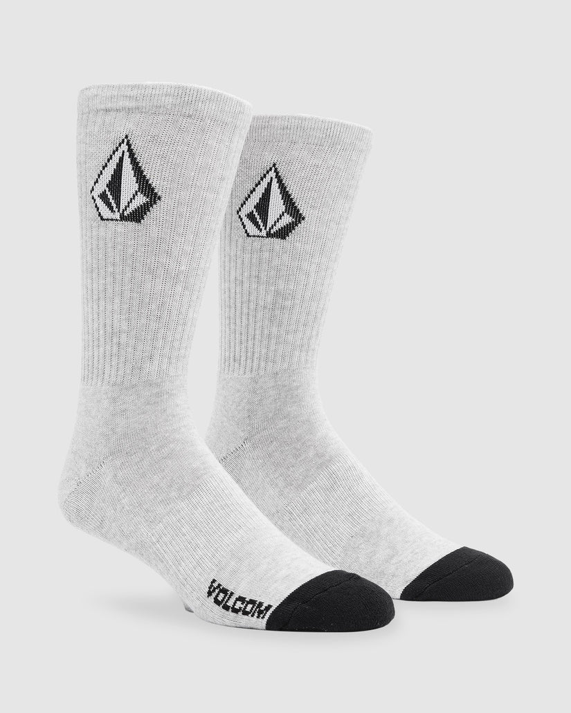 Mens Full Stone 3 Pack Crew Socks