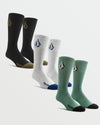 MENS FULL STONE SOCK 3PK