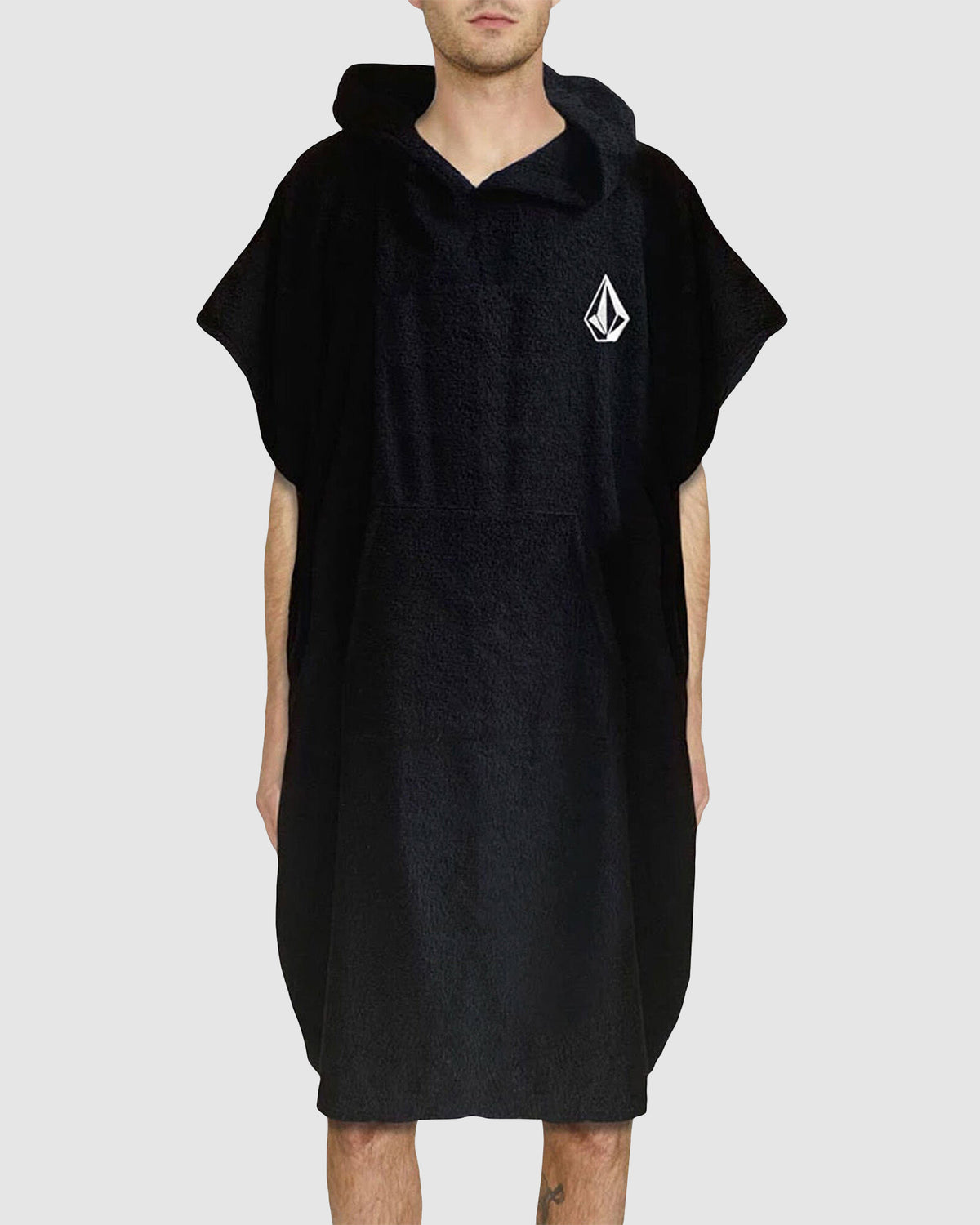 MENS STONE HOODED TOWEL