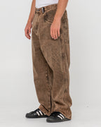 Mens R Dot Baggy Denim Jeans