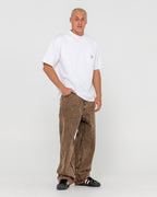 Mens R Dot Baggy Denim Jeans