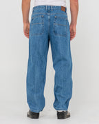 Mens Lucifer Loose Fit Denim Jeans