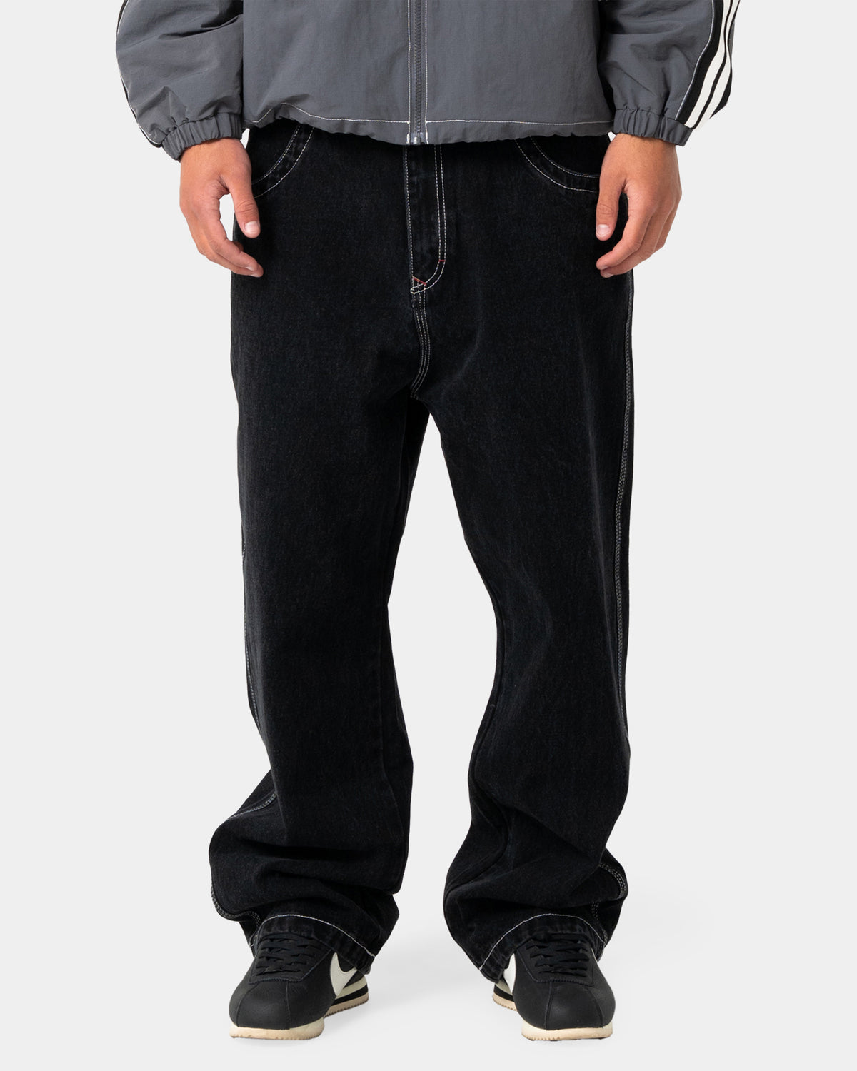 Mens Turbo Baggy Denim Jeans