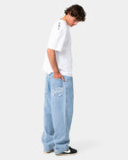 Mens Turbo Baggy Denim Jeans