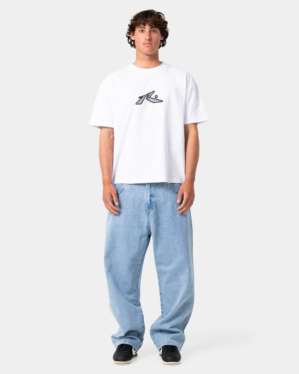 Mens Turbo Baggy Denim Jeans