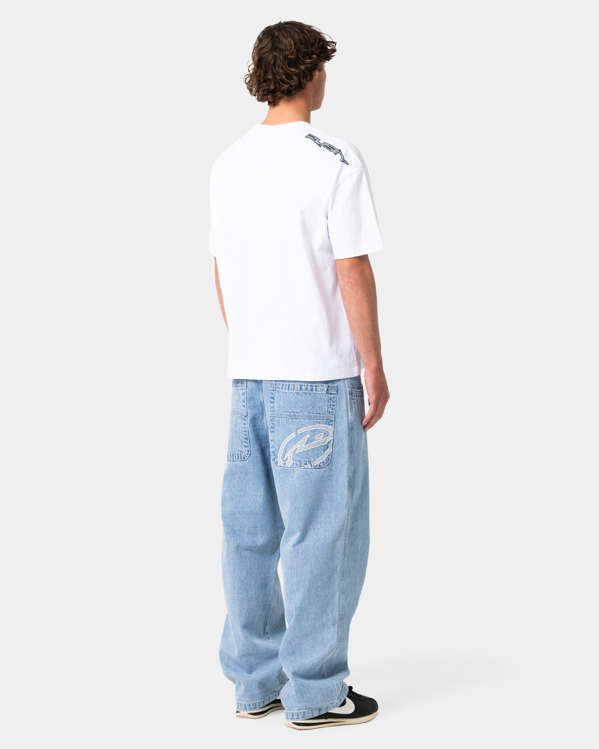 Mens Turbo Baggy Denim Jeans