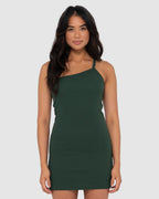 Womens Everywhere One Shoulder Mini Dress
