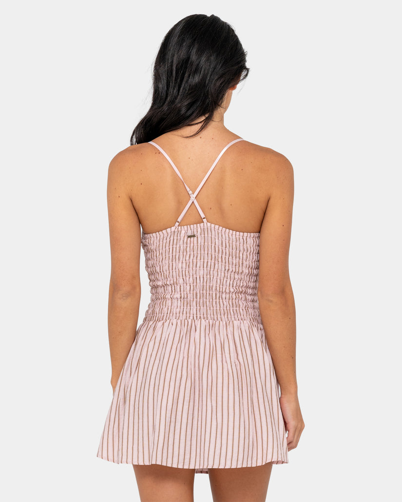 Womens Mimi Smocked Mini Dress