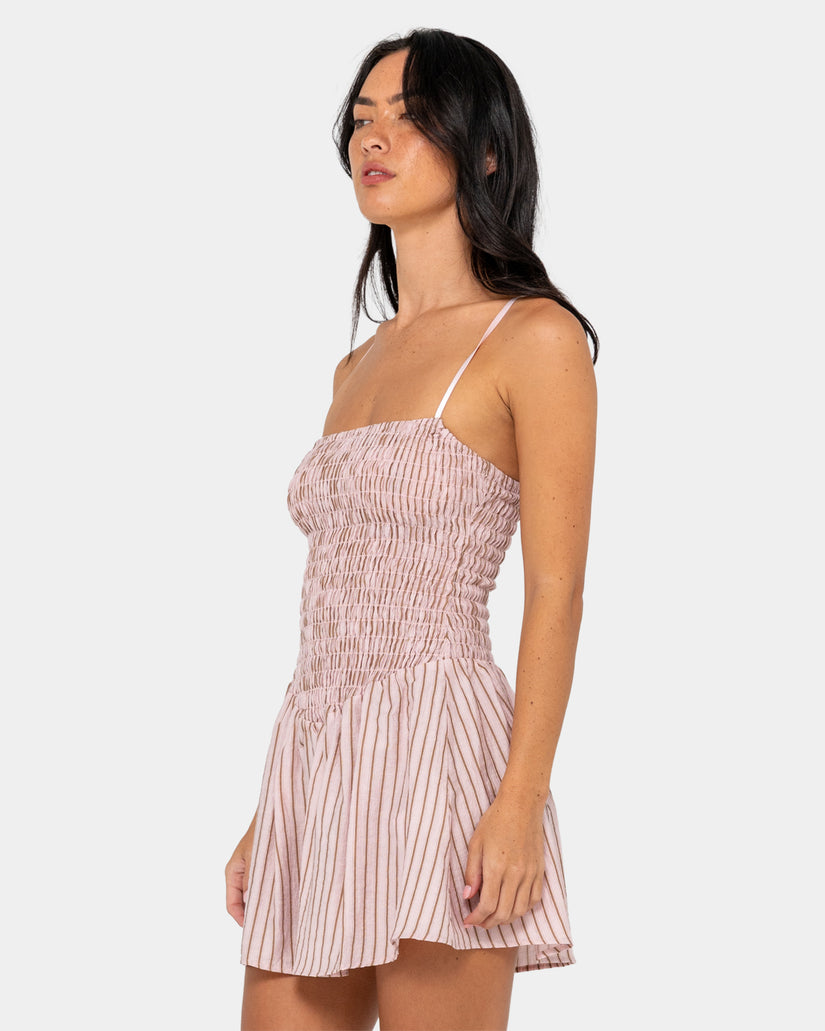 Womens Mimi Smocked Mini Dress