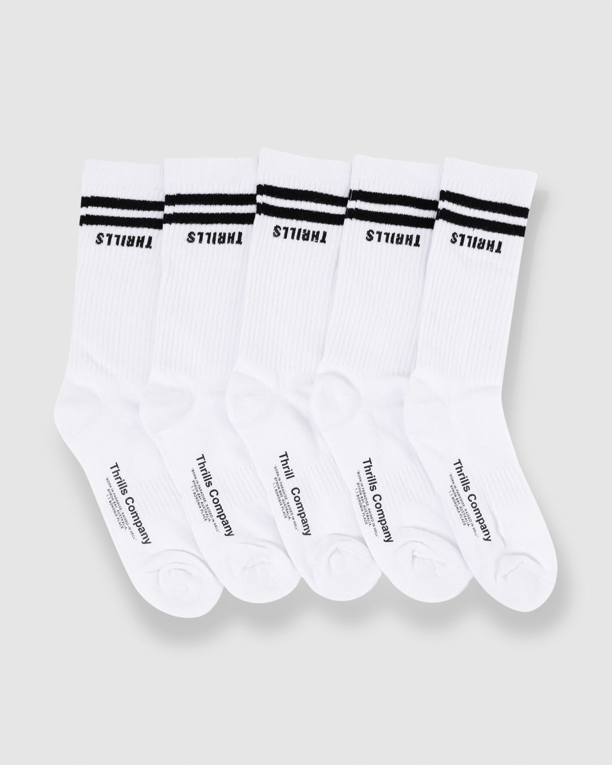 MENS MINIMAL THRILLS 5 PACK SOCKS
