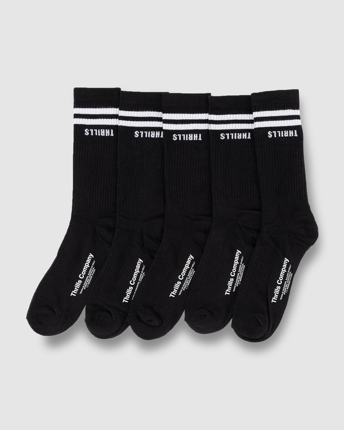 MENS MINIMAL THRILLS 5 PACK SOCKS