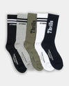 MENS MINIMAL THRILLS 5 PACK SOCKS
