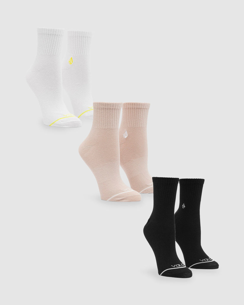 WOMENS THE NEW 3 PACK CREW SOCKS