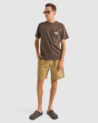 Mens Contrast Stitch Walk Shorts
