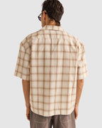 Mens Relaxed Check Short Sleeve Shirt