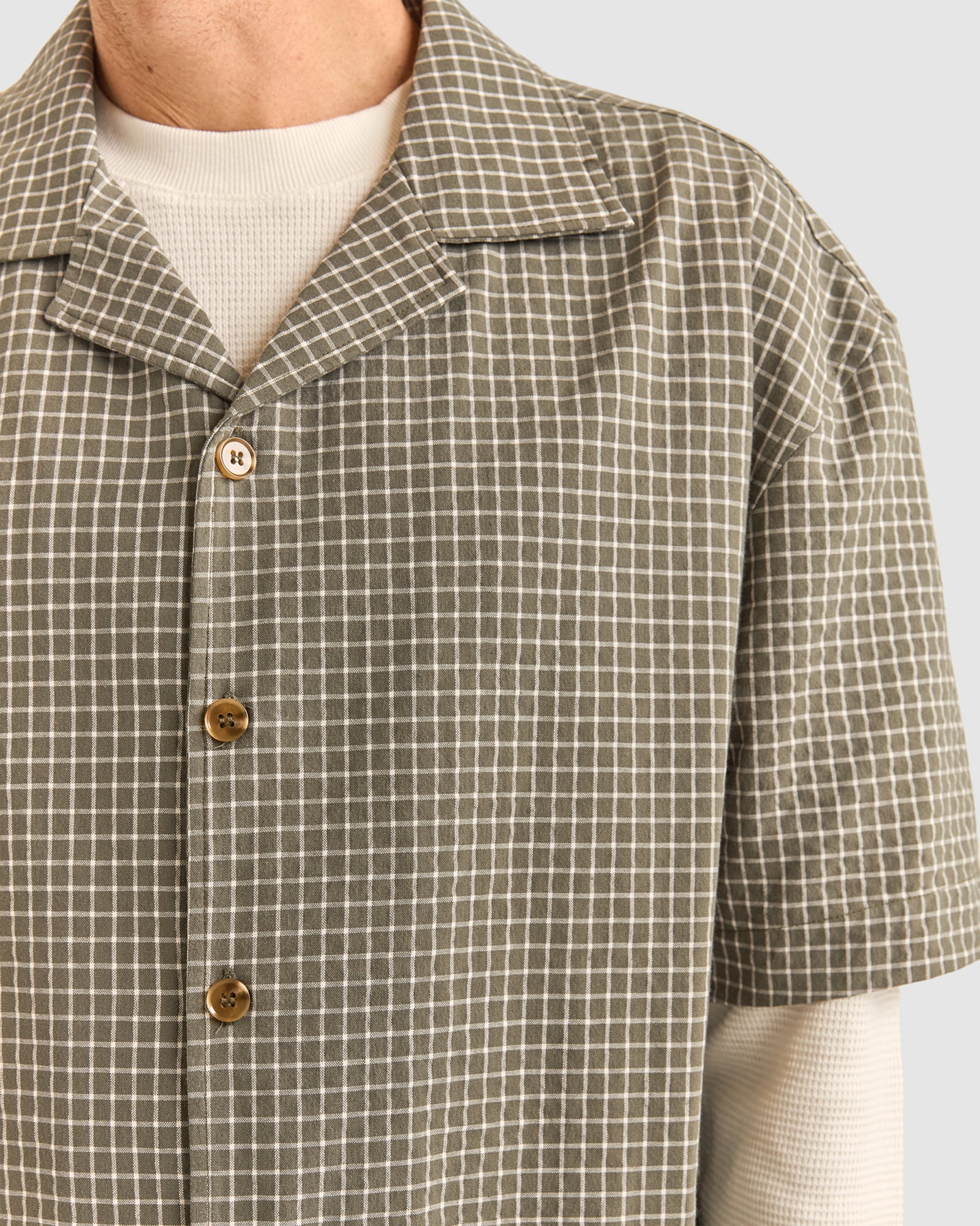 トップス W broadcloth trad check shirt 2 OVY W broadcloth trad check shirt 2 OVY W broadcloth trad check
