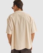 MENS RELAXED STRIPE SHORT SLEEVE SHIRT