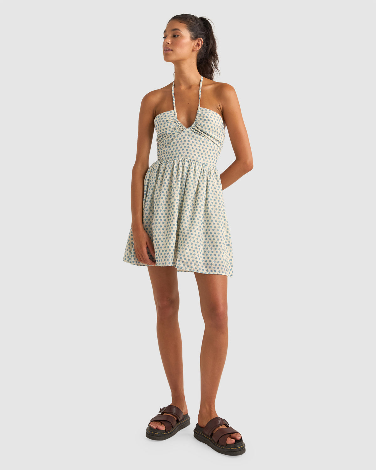 WOMENS HARPER HALTER MINI DRESS