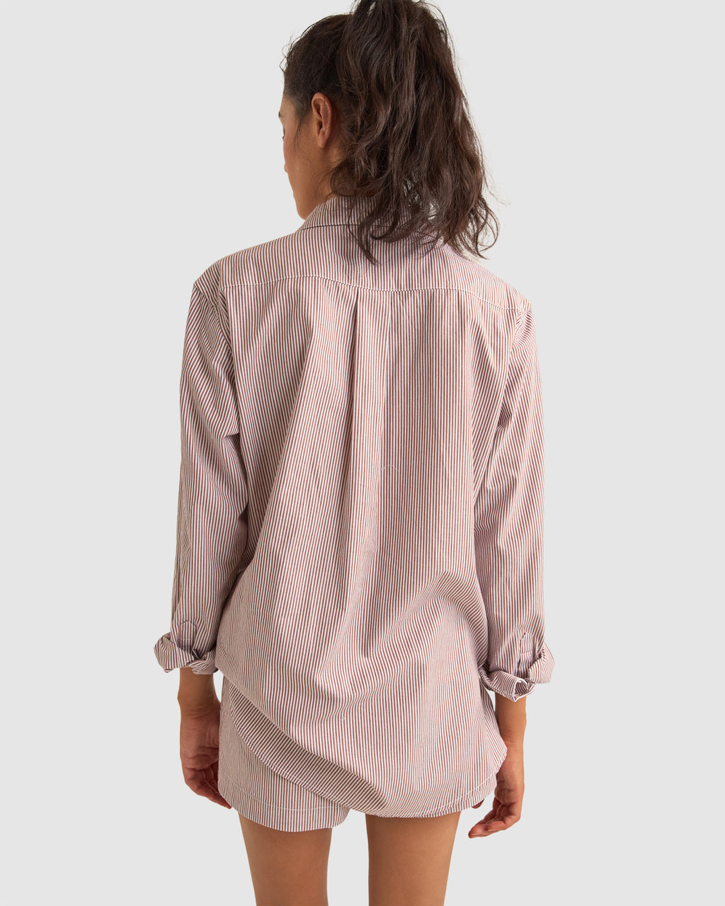 WOMENS ZEPHYR STRIPE BEACH SHIRT