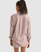 WOMENS ZEPHYR STRIPE BEACH SHIRT