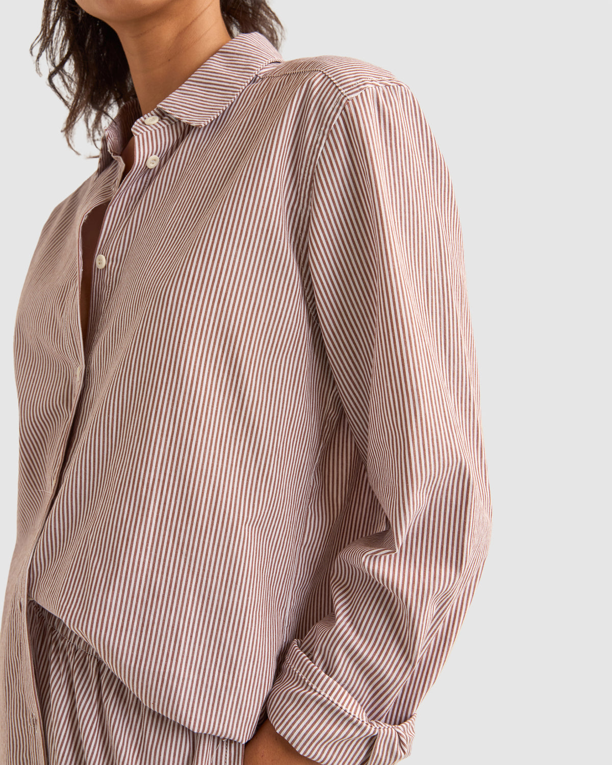 WOMENS ZEPHYR STRIPE BEACH SHIRT