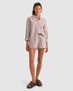 WOMENS ZEPHYR STRIPE BEACH SHIRT