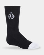 Boys 8-16 Full Stone 3 Pack Crew Socks