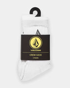 Boys 8-16 Full Stone 3 Pack Crew Socks