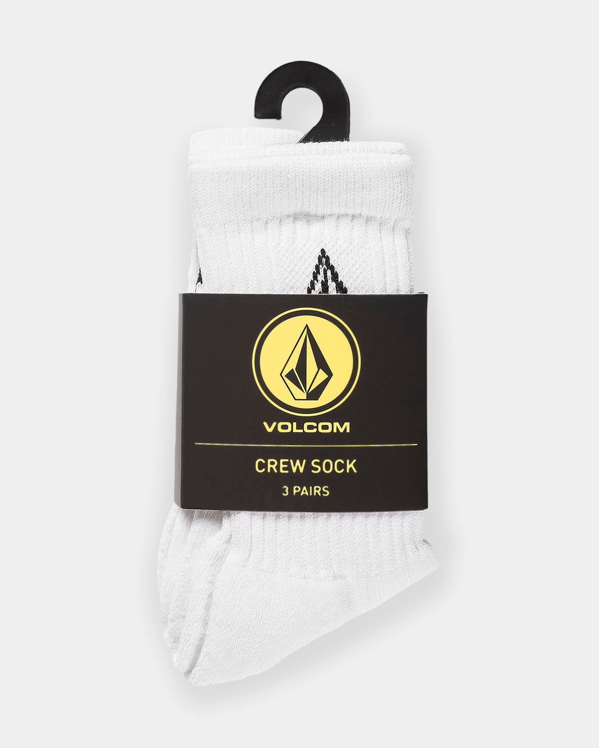 Boys 8-16 Full Stone 3 Pack Crew Socks
