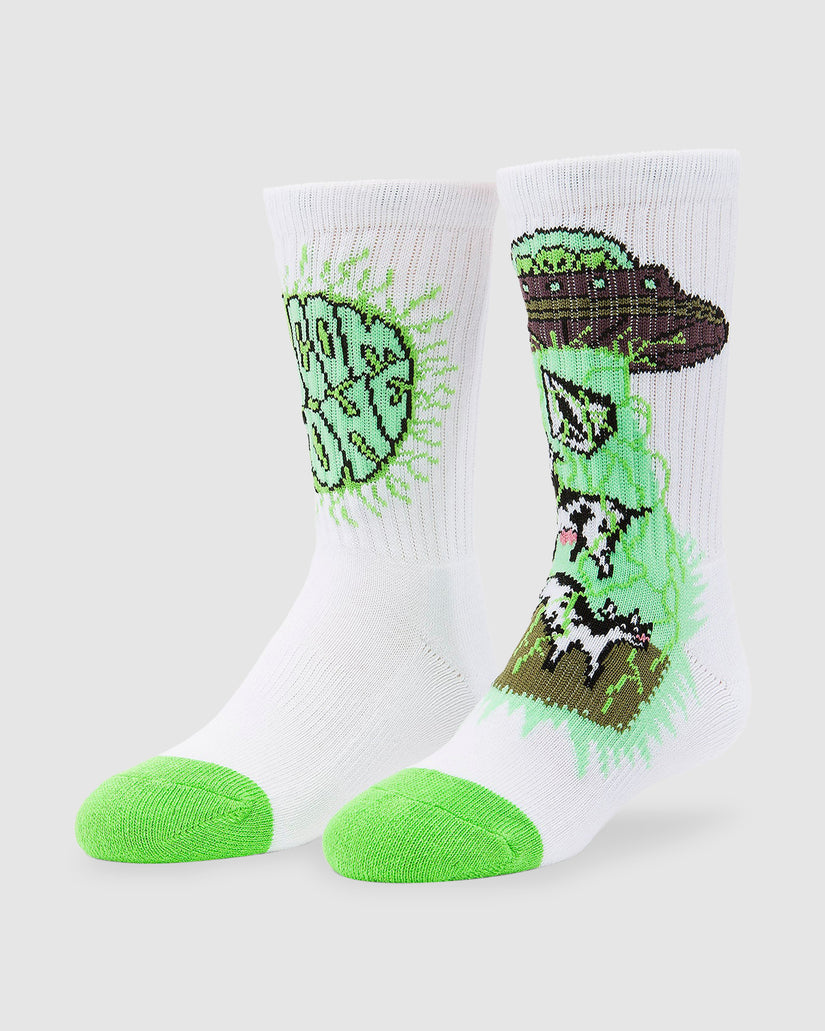 Boys 8-16 Udder Space Crew Socks