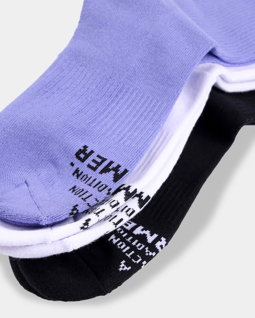 Mens Franchise 3 Pack Crew Socks