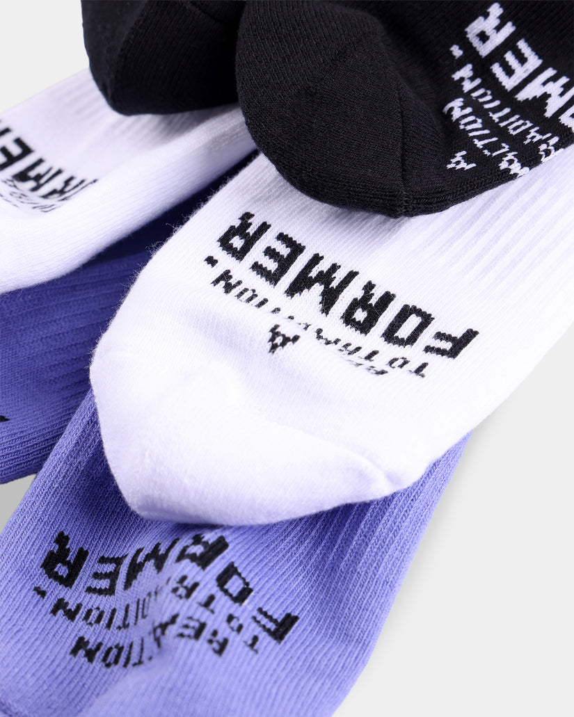 Mens Franchise 3 Pack Crew Socks