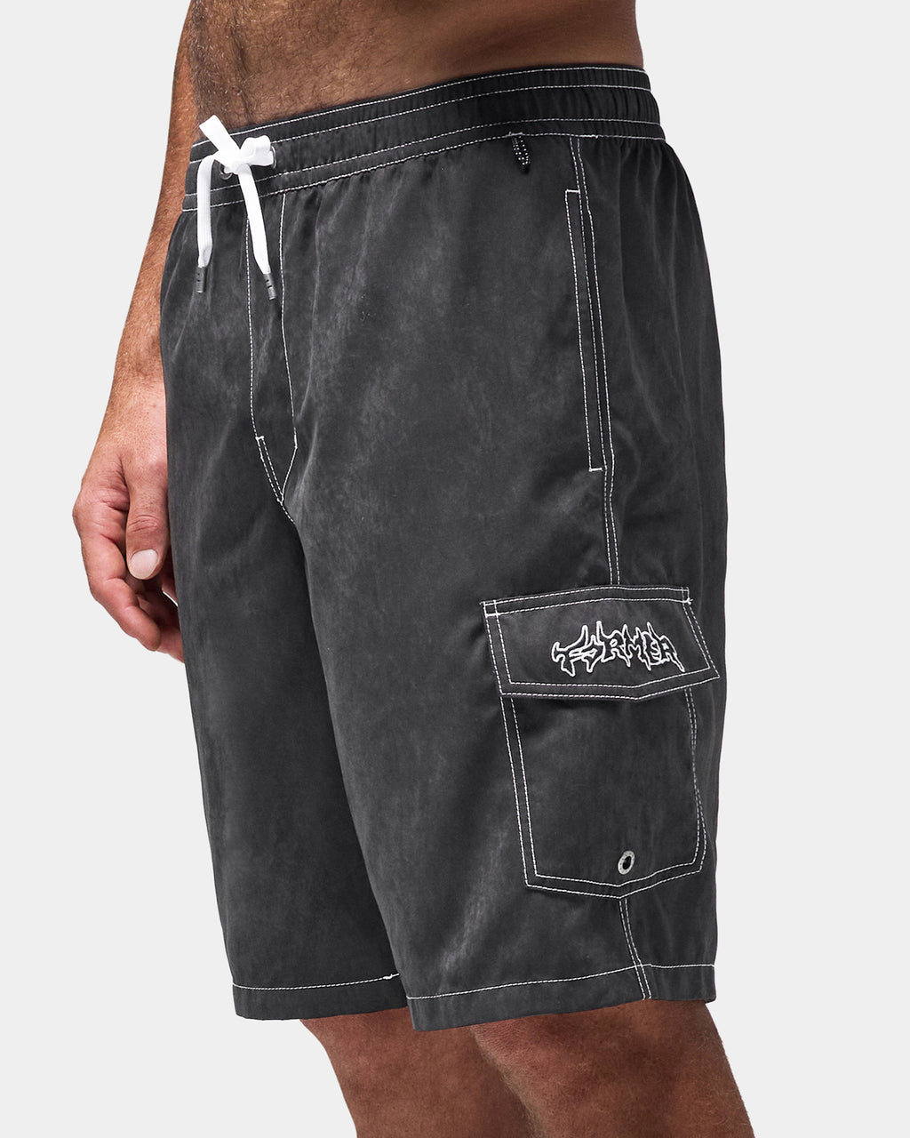 Mens Swans Cargo 21" Swim Shorts