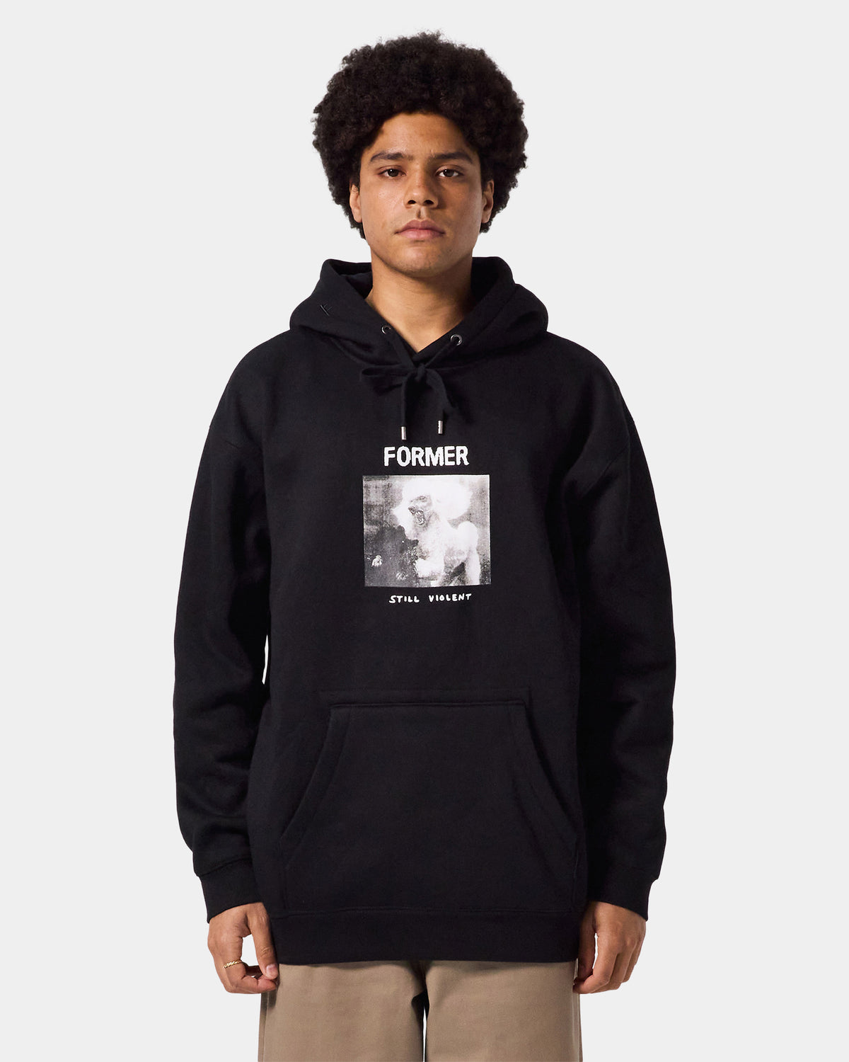 MENS WAR POODLE PULLOVER HOODIE