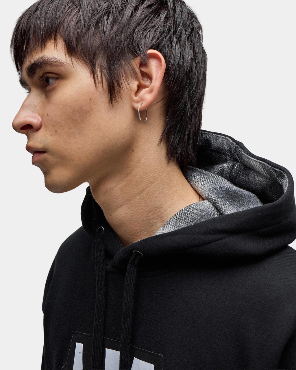 Mens Enigma Patch Pullover Hoodie