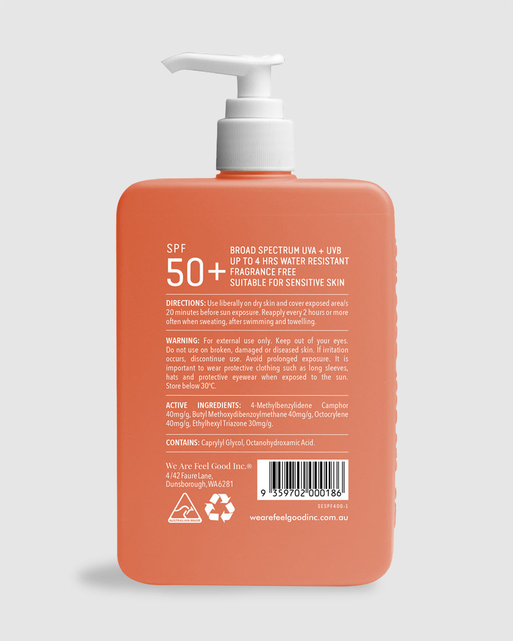 Sensitive Sunscreen Lotion SPF 50+ 400ml Sunscreen
