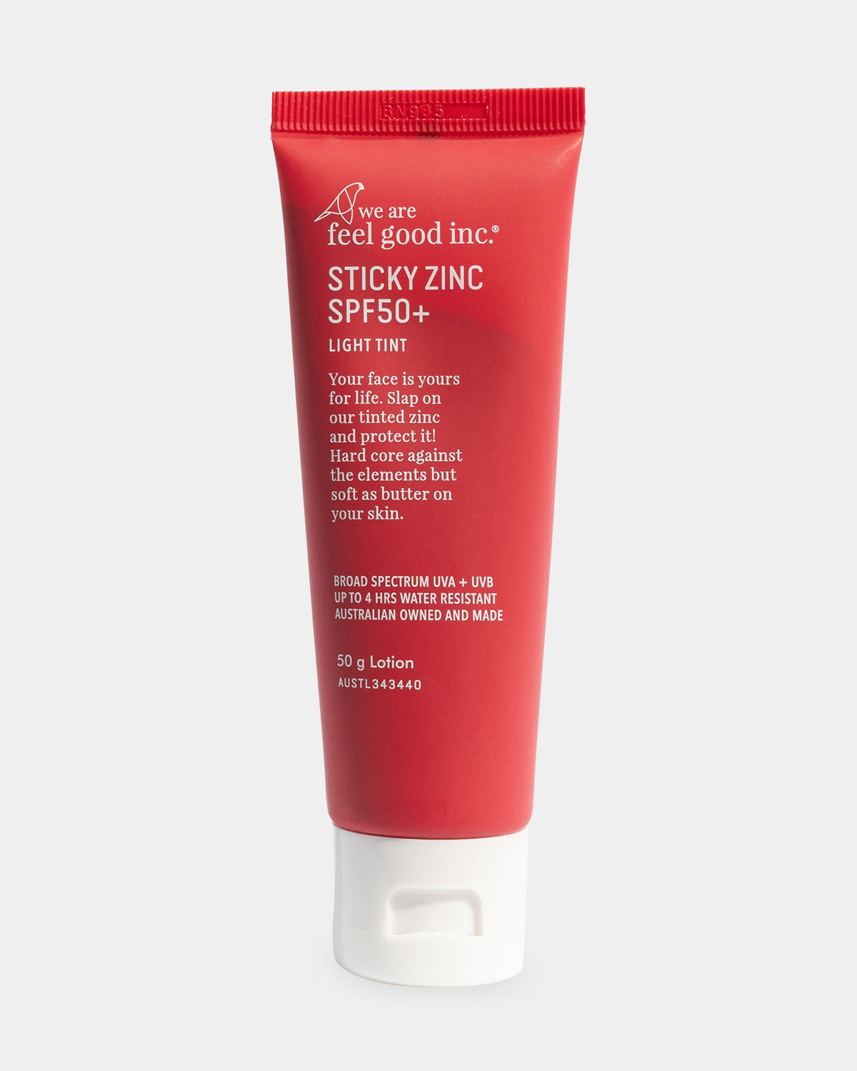 Sticky Zinc Light Tint SPF50+ Sunscreen