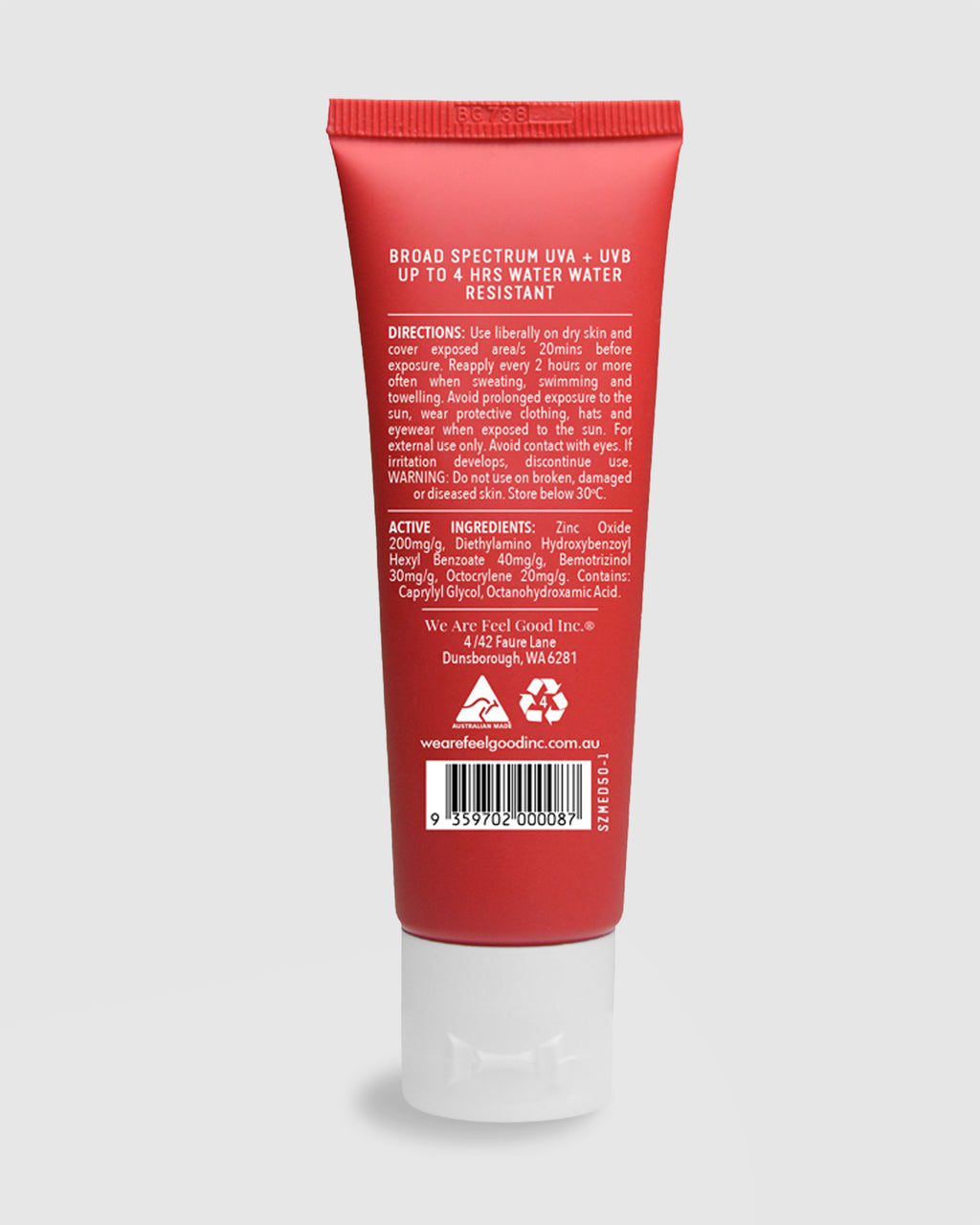 Sticky Zinc Medium 50g Sunscreen