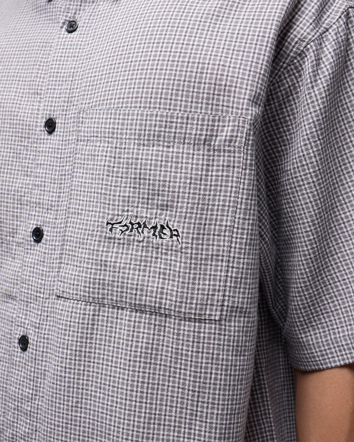 Mens Vivian Check Short Sleeve Shirt