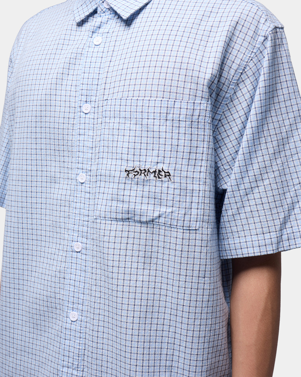 Mens Vivian Check Short Sleeve Shirt
