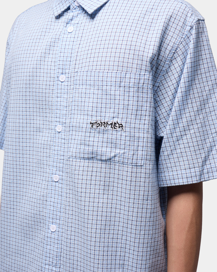 Mens Vivian Check Short Sleeve Shirt