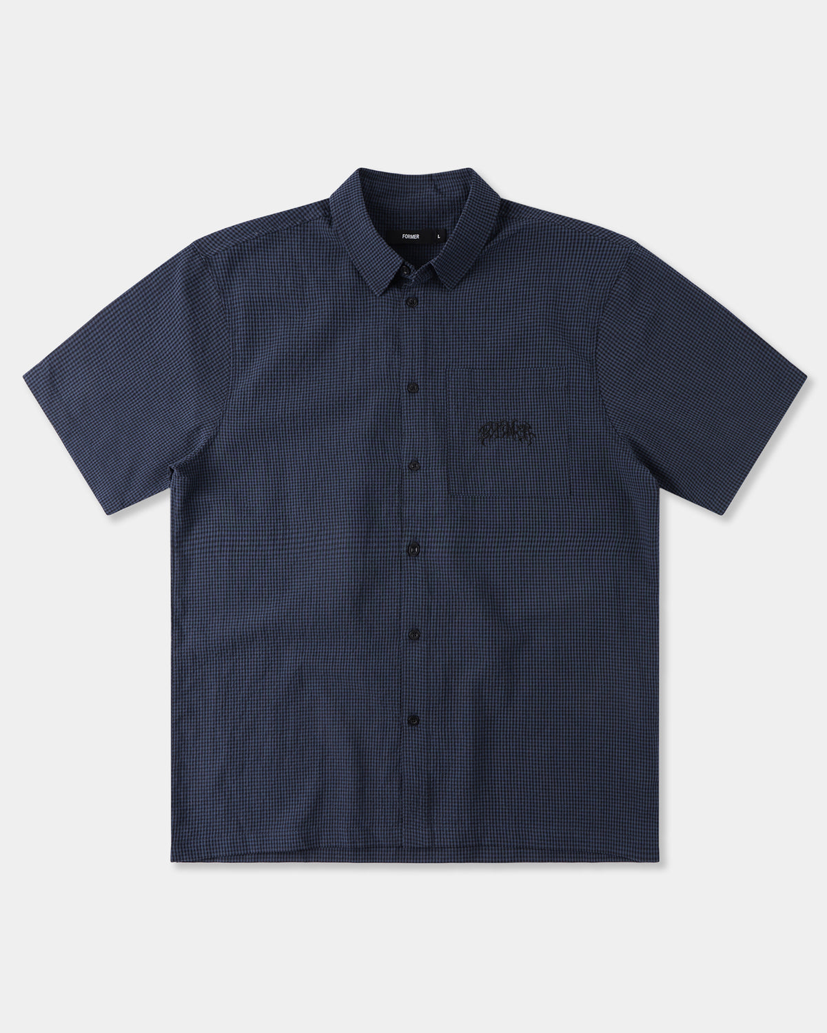 Mens Vivian Check Short Sleeve Shirt