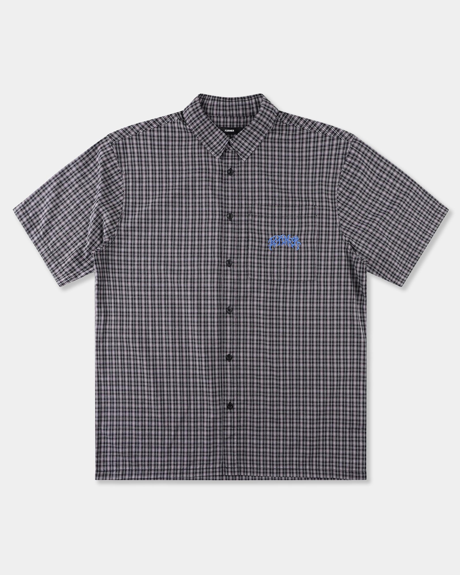Mens Vivian Check Short Sleeve Shirt