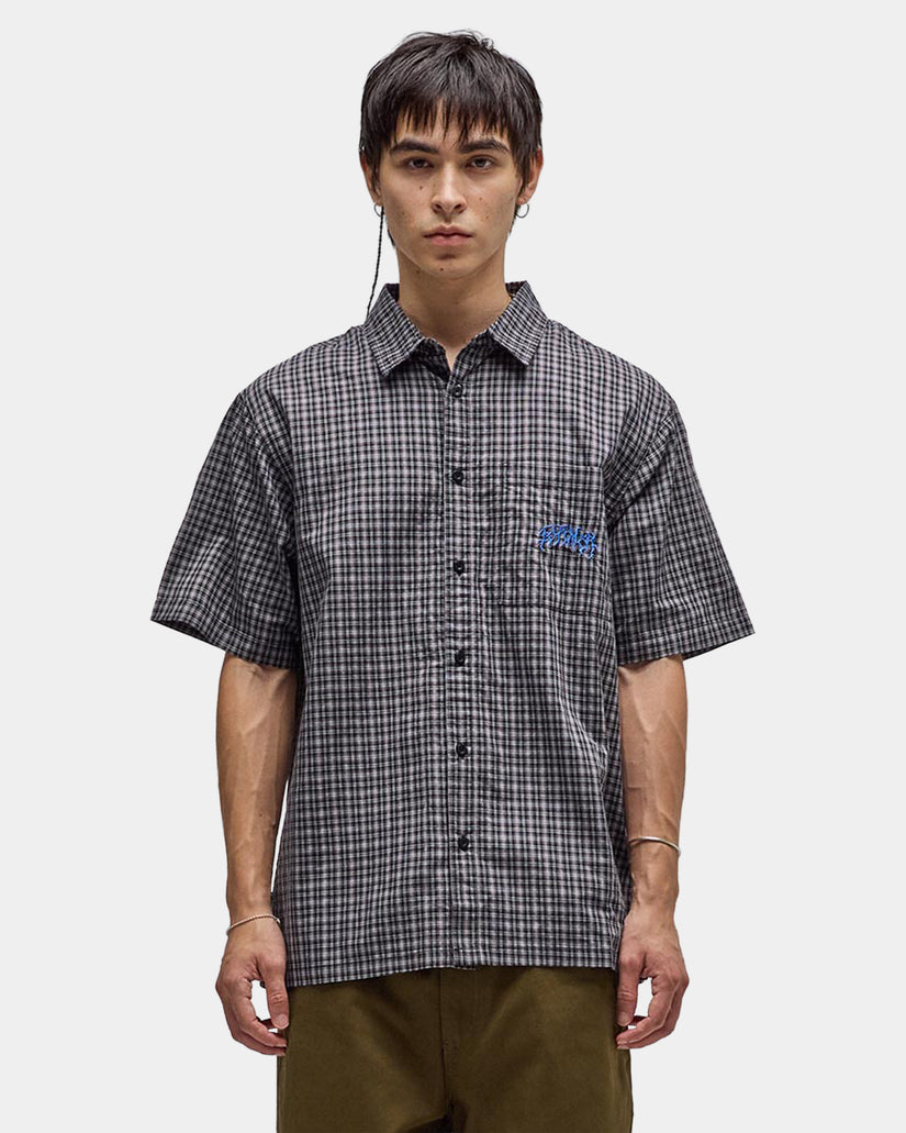 Mens Vivian Check Short Sleeve Shirt