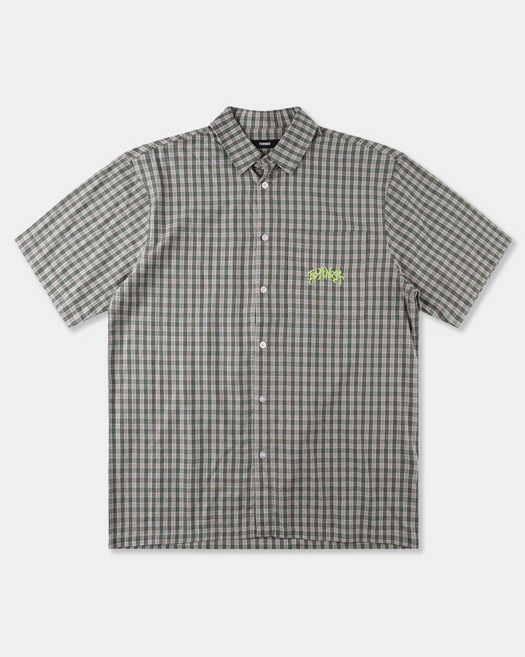 Mens Vivian Check Short Sleeve Shirt